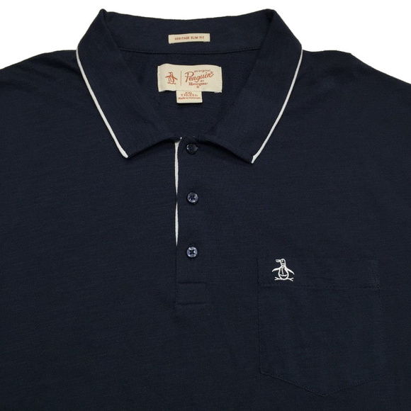 Original Penguin Heritage Slim Fit Polo Shirt - Picture 4 of 6